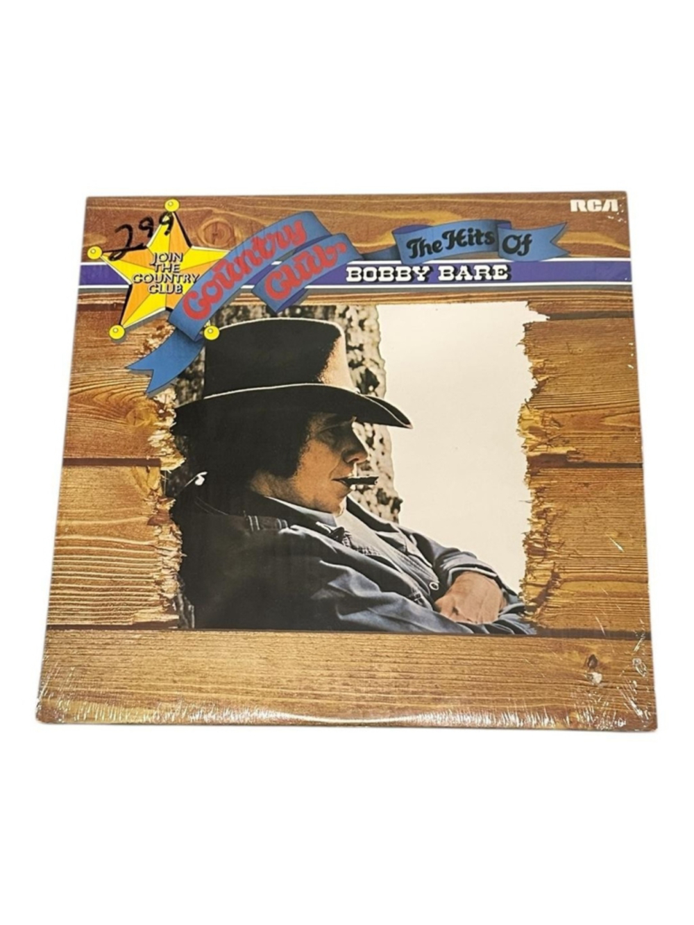 Vintage Bobby Bare Vinyl LP The Hits Of Bobby Bare 1977 RCA Country Black Canada
